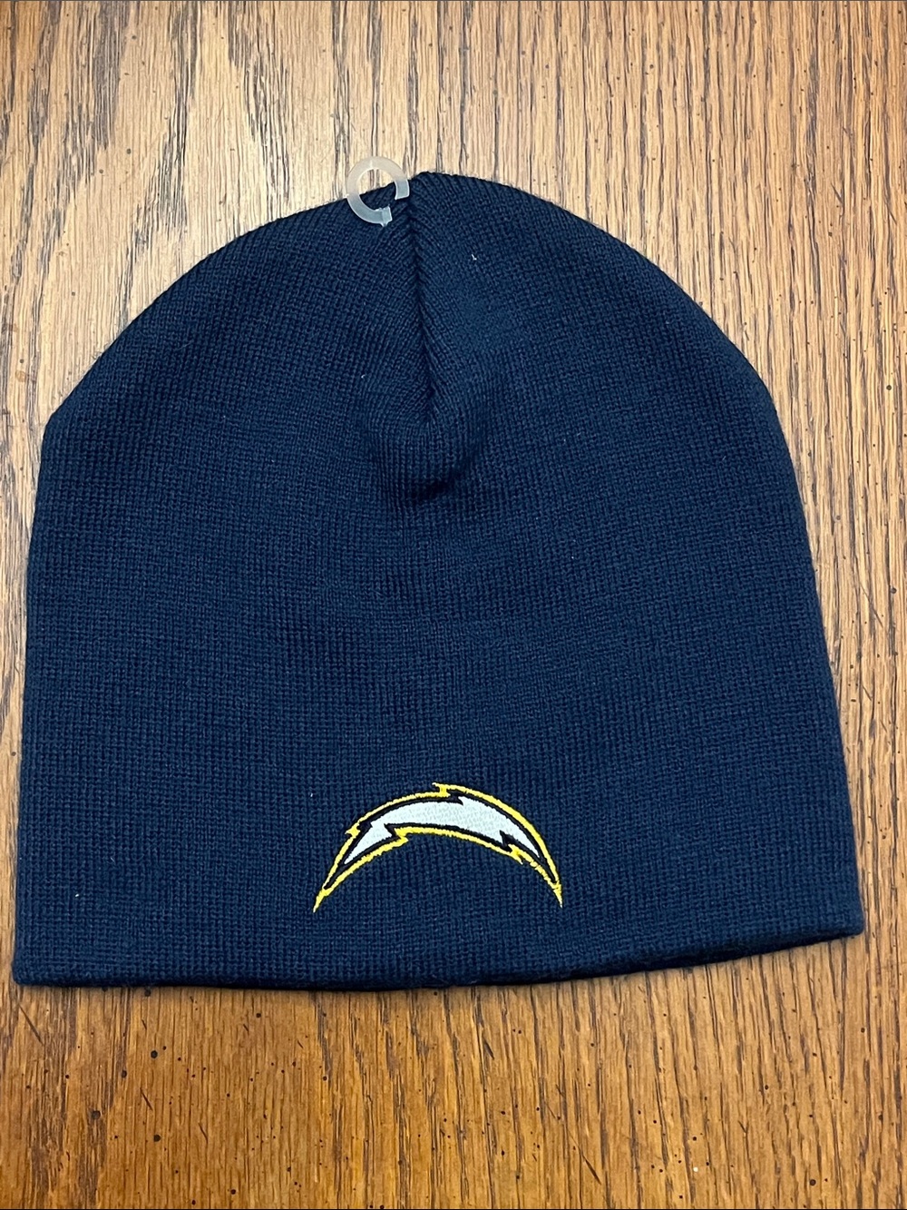 Vintage Reebok New DeadStockLos Angeles Chargers Navy Beanie with Lightning Logo